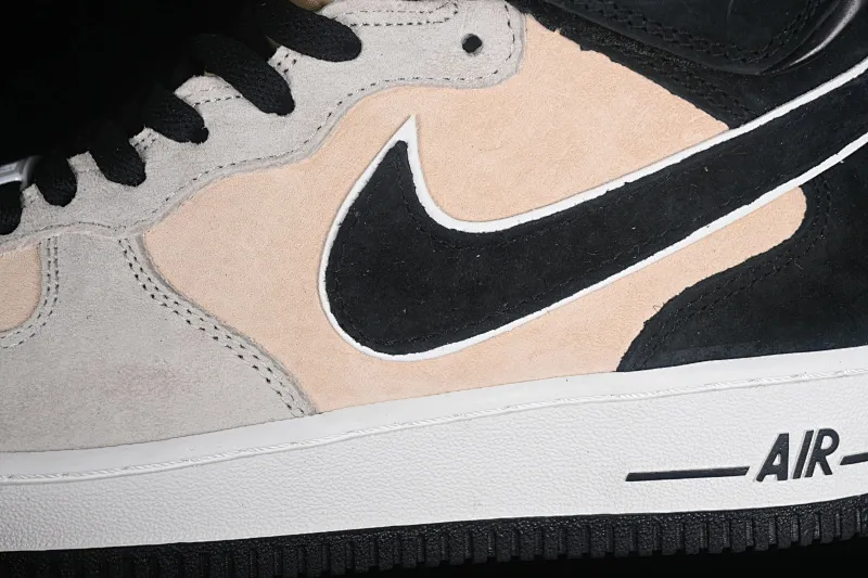 All categories Nk Air Force 1 Air Force series Nk Air Force 1 Mid Air Force mid-top Nk Air Force 1'07 Mid gray black Air Force One mid-top casual sneakers CG9908-106
